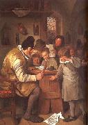 Jan Steen The Schoolmaster Sweden oil painting reproduction